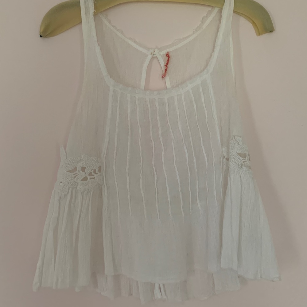 Free people white summer tank